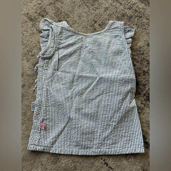 Sophie and Sam Kids 2T Blue and White Striped Top - Picture 6 of 8
